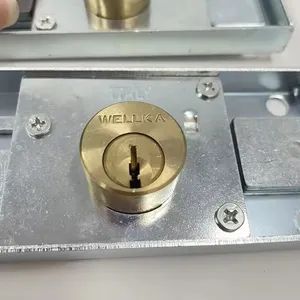 Roller Door Lock 14 Part Lock Backset / MOQ 1000PCS Style Modern Origin China Color Silvery Type Key Lock Material Iron Model NO. VTAC-05-6 - Image 3
