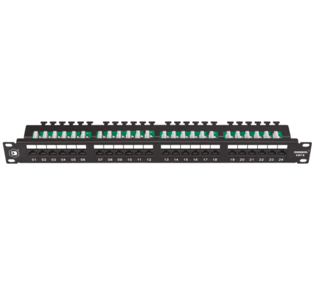 Digisol 24 Port Patch Panel Rack Size 1U Brand Digisol Ports 24 Ports Shielding F/UTP Panel Shape Rectangle Adapter Types Sc, Lc, St, Fc, - Image 3