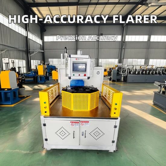 Automatic 350 Stainless Steel Pipe End Forming Flaring Machine Includes ...
