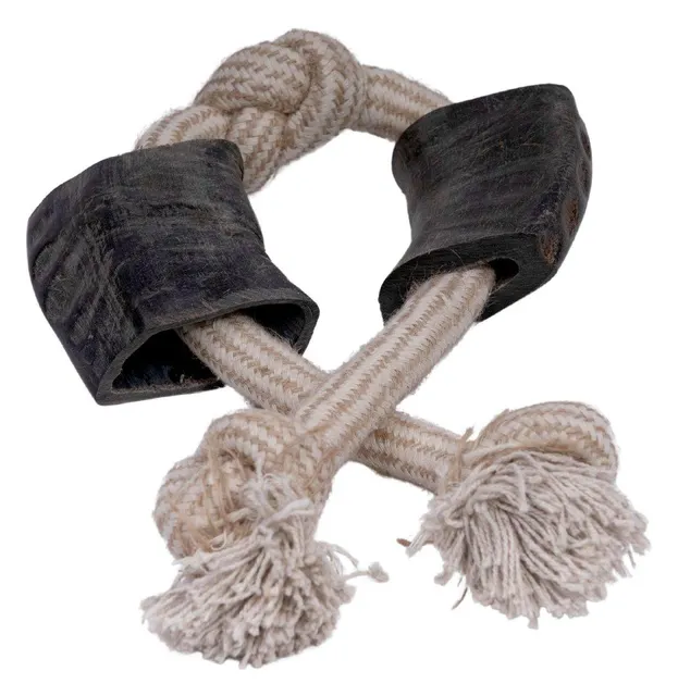 Dog Toys- made of Buffalo horn and cotton Rope - Image 4