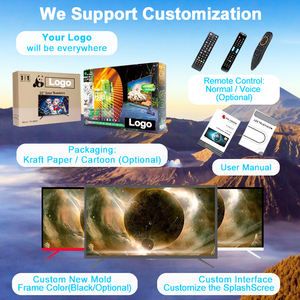 Led Tv Set Factory Accept Custom OEM Android Tv Smart 24 32 40 43 50 55 65 75 85 Inch Televisions Smart Tvs 4k Televisor - Image 4