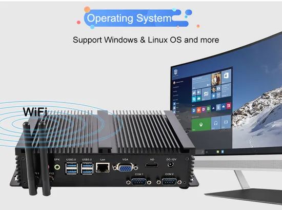 Embeded Computer for Kiosk Office Intel Core I5-8350u Barebone Mini PC Win11PRO - Image 1