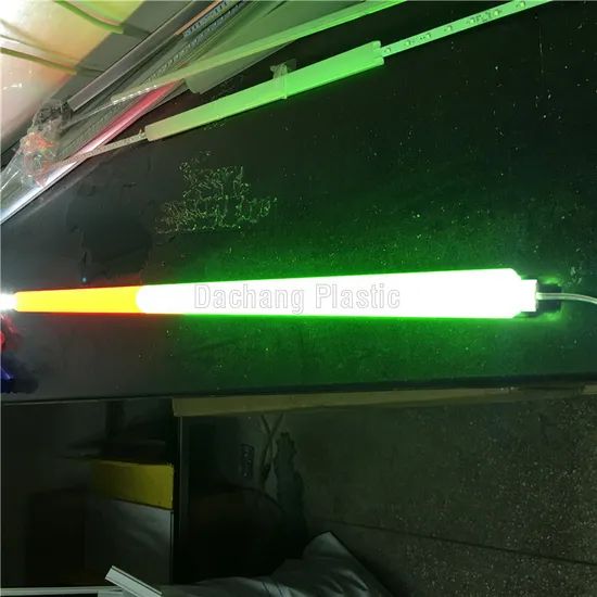Red Acrylic Extrusion Tube for LED Light Model NO. WT629 HS Code 39169090 Trademark Dachang Specification 4ft Origin Dongguan, - Image 6
