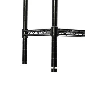 4-Layer Freestanding Storage Rack for Kitchen Pantry with Easy Clean Surface and Sturdy Construction - Image 5