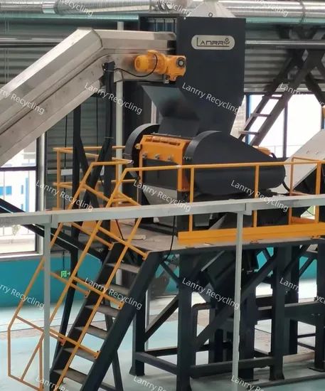 New Design Plastic Recycling Granulator Trademark Lanrry Origin Guangzhou Structure Top Feed Automation Automatic Type Plastic - Image 5