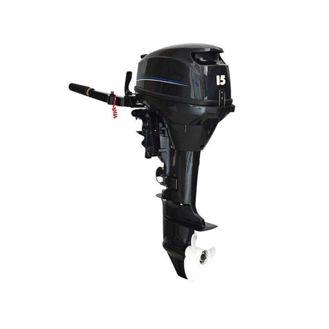Suzuki 15 HP DF15AEL Outboard motor for fishing boats and small vessels compact lightweight engine with strong power output fuel efficiency and smooth operation for marine travel and water activities - Image 4