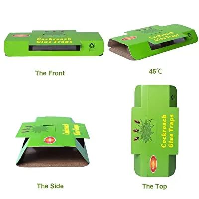 China Cockroach Killer Trap Roach Motel Insect Silverfish Cockroach House Glue Trap - Image 2
