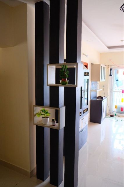 Customised Wall Separator Color Black Material Wooden Appearance Modern Usage/Application Home Features Termite - Image 1
