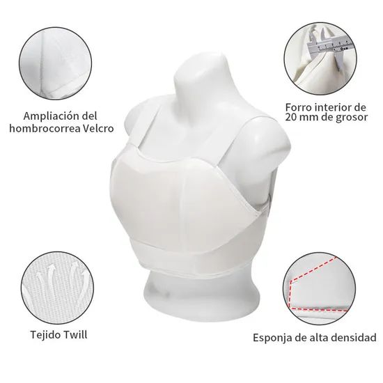 New Product Karate Kyokushin Female Chest Protector Customize Logo Karate Chest Protector - Image 2