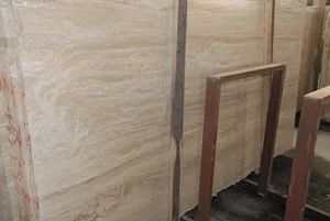 Beige Travertine Marble Wood Travertine Color White Origin China Trademark None Thickness 18mm Stone Form Tile Technics - Image 4