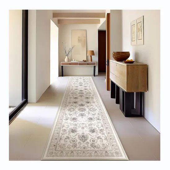 Machine Washable Long Hallway Faux Wool Fuzzy Runners Tropical Rugs Monstera Bedside Kitchen Plush Fur Carpet Runner Rug - Image 3