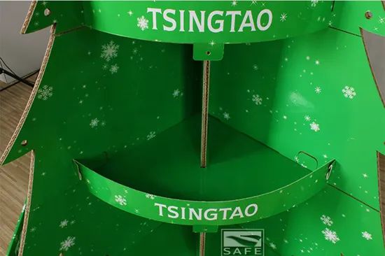 Cardboard Decorative Christmas Tree Stand, Christmas Decoration - Image 4