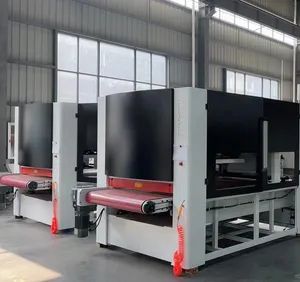 High-Accuracy Automatic Aluminum Deburring Machine with Siemens PLC Schneider VFD CE for Sheet Metal Grinding Patent Design - Image 4