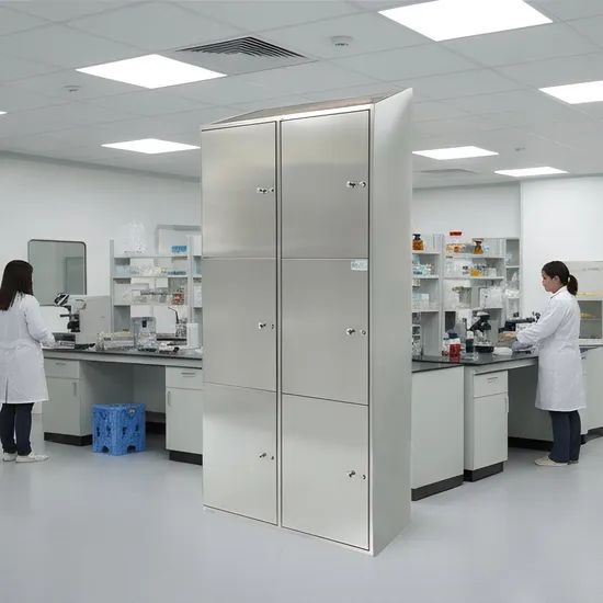 Modular Cleanroom Solutions with Custom Fireproof Steel Lockers - Image 2