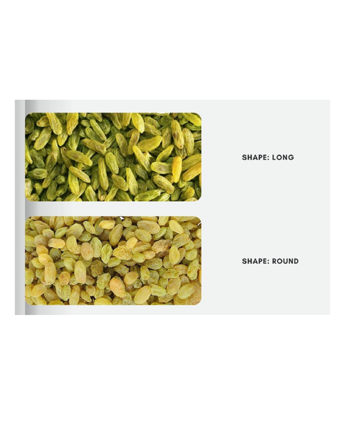 Green Raisins, Green Raisins bulk supplier from India Texture Soft Shelf Life 2 Years Color Natural Green Fat 0.5 G Per 100 G - Image 3