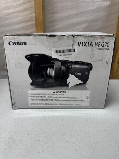Canon VIXIA HF G70 4K UHD Camcorder BRAND NEW - Image 1