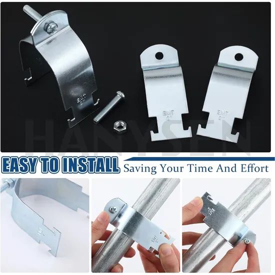 Steel EMT Rigid Conduit and Pipe Strut Clamps - Image 3
