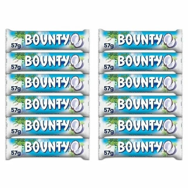 Tasty Bounty 57g Milk Chocolate With Soft Coconut Filling Excellent Quality Wholesale Price Offer - Image 1