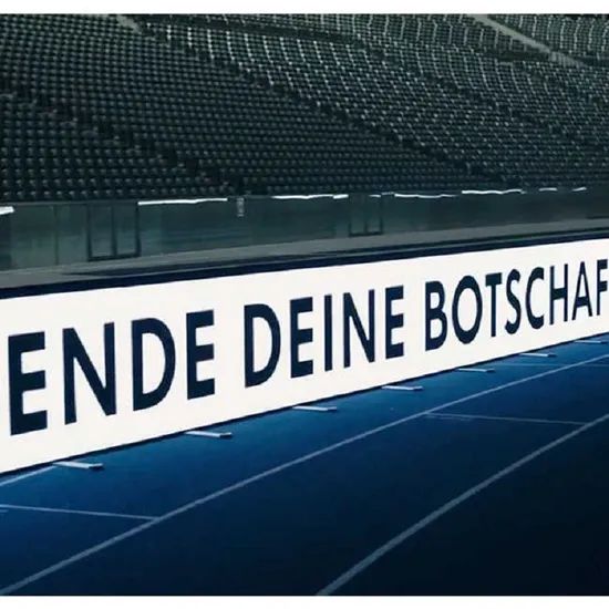 P8 Outdoor Stadium Posters Around Banner LED Display Origin China Function Sdk Model NO. P8 IP Rating IP65 Pixel Pitch - Image 4