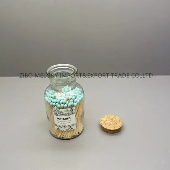Delicate 6.5cm Safety Matches Bottle with Corks - Image 4