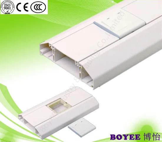 Grey Color PVC Grooved Wiring Cable Slotted Duct OEM OEM Origin China Shape Square Material PVC Trademark N/M Hole With - Image 2