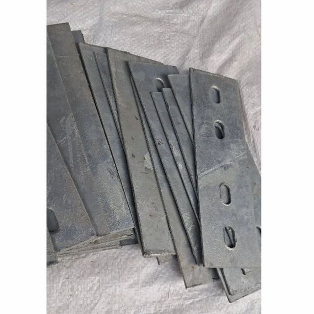 Grey Galvanized Iron Coupler Plates Thickness 8mm Shape Rectangular Size 15x3.5 Inches Material Galvanized Iron Finishing Type Powder - Image 2