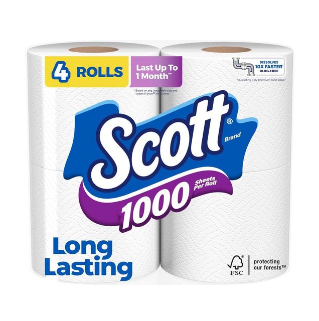 Best Quality Wholesale Price Scott Essential Toilet Paper, 2-ply Bath Tissue 80 Count - Image 4