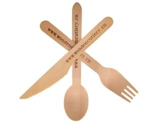 Eco Friendly Wooden Biodegradable Compostable Disposable Tableware - Image 2