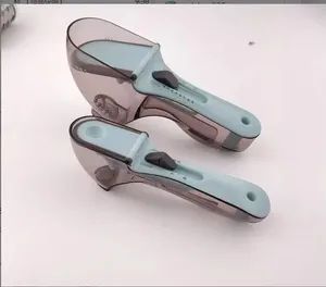 2PCS Cooking Measuring Tools Magnetic Snaps Scale Spoons and Cups 5ml to 30ml Adjustable Precise Measuring Scoop - Image 5