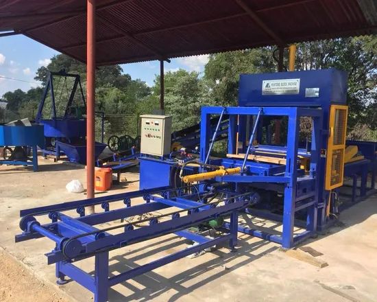 Concrete Block Making Machine Qt4-15 Semi-Automatic Brick Machines in Zambia - Image 4