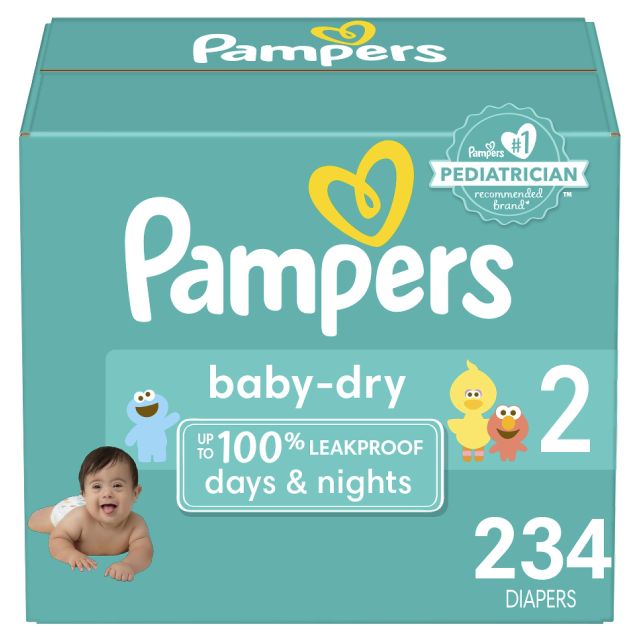 Pampers Swaddlers Sensitive Disposable Diapers - (Select Size and Count) - Image 3
