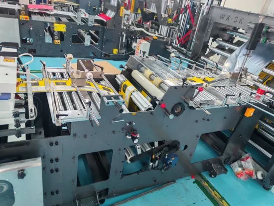 Middle Sealing Side Sealing Pouch Making Machine for Plastic Tea Bag - Image 3