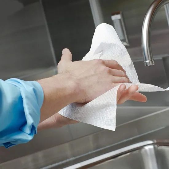Manufacturer Custom Printed Water Absorption Disposable Embossed Interfold Paper Towels - Image 4