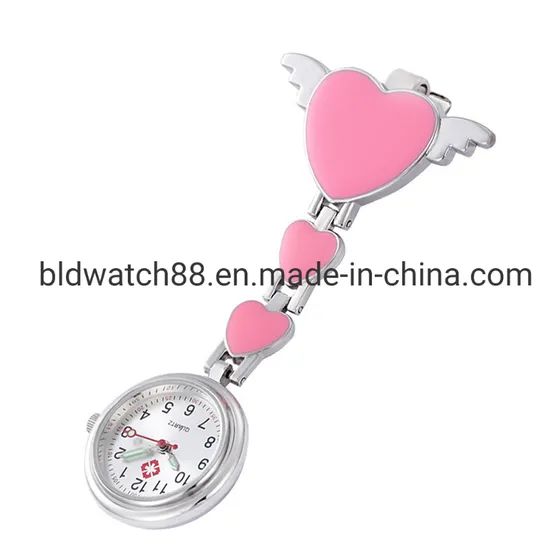 Colorful Heart Shape Nurses Watches for Promotion Gift - Image 1