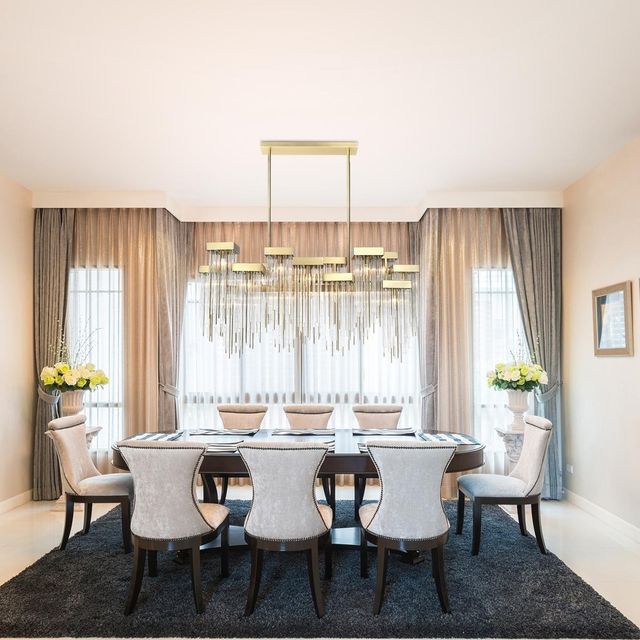 Zeev Lighting Dining Kitchen Room Waterfall Chandelier Aged Brass - Image 3