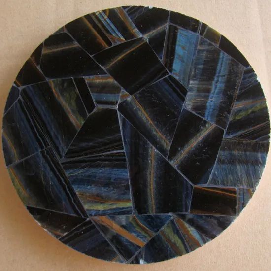 Semi Precious Stone Backlit Agate Bar Table Top Gemstone - Image 2