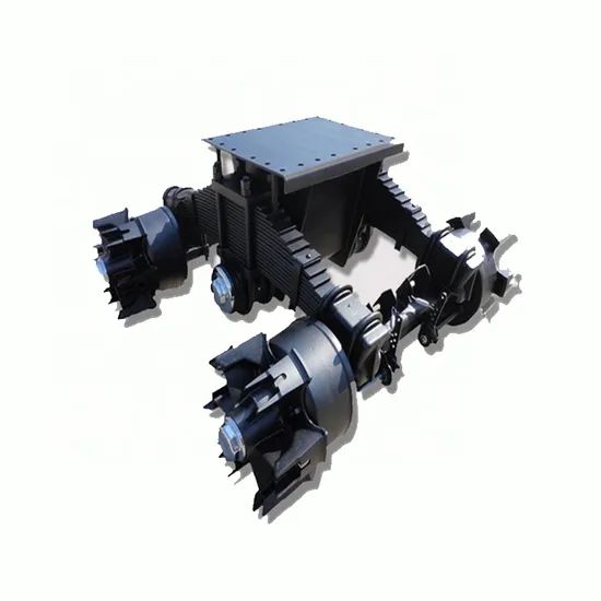 Semi Trailer Rear Axle High Mounting Spoke Wheel Bogie Suspension - Image 3