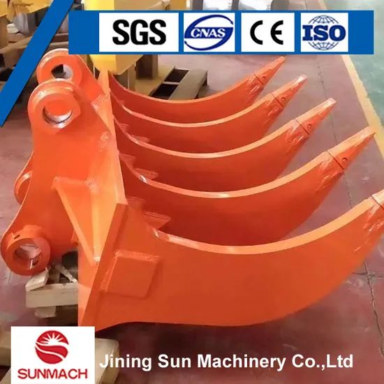 Excavator Root Rakes for Sale Condition New HS Code 84314100 Transport Package Pallet Trademark TH or Customized Origin Jining, Shandong - Image 1