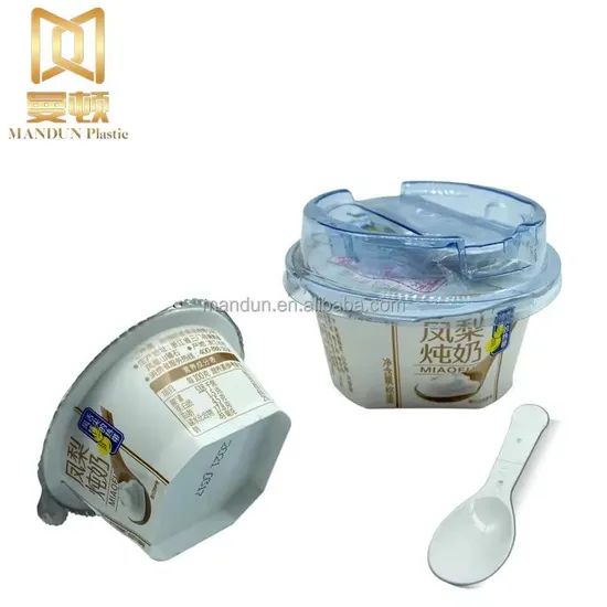 Ice Cream Containers Cup Milkshake Frozen Yogurt PP Mandun Plastic Custom Design Disposable Packing Food Customized Single Wall - Image 3