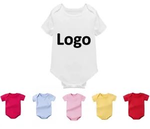 Custom Organic Cotton Newborn Baby Rompers - Image 2