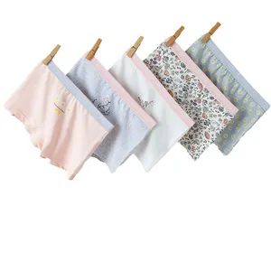 Girls' Flat Angle a-Class Baby Square Shorts Style All Season All Origin China Pattern Print Texture Light Touch - Image 6