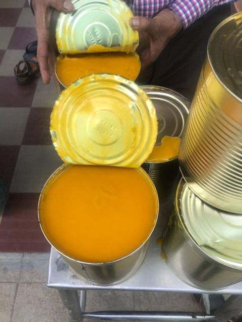 mango pulp Origin India Storage Temperature 20° To 40°c Quality Certifications Fssi & Apeda Certified Packaging Poly Liner Bag With Metal Drum - Image 3