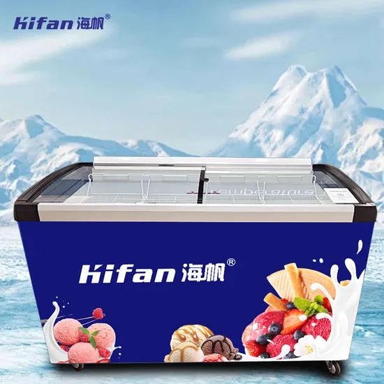 Commercial Ice Cream Display Freezer with Precise Temperature Control - Image 4