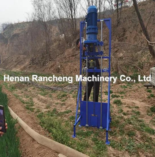 10m Drilling Depth One Man Well Drilling Rig Portable Solar Pile Driver for Sale - Image 4
