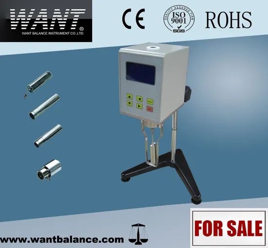 Viscometer Vane Rotor DV-1 Rotary Viscometer 4 Rotor 0.3-60Rpm 10-1E6MPa.S CE SGS MOQ100 from ...