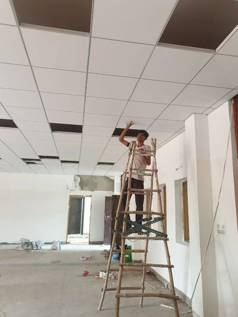 Gypsum Grid False Ceiling Services Material Gypsum Country of Origin Made in - Image 1