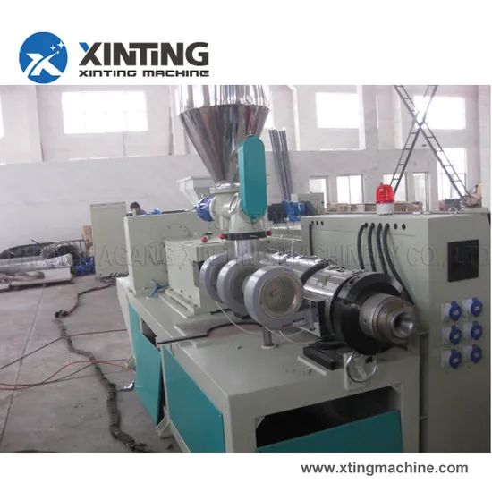 Polymer Thread Machines Plastic PVC Electrical Threading Double Pipe Production Line/Tube ...