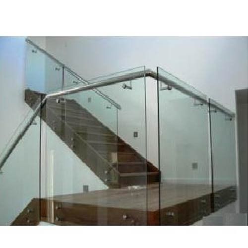 Tempered Glass Railing Material High-grade Glass And Steel Installation Method Easy To Install Dimension Accuracy Accurate - Image 1