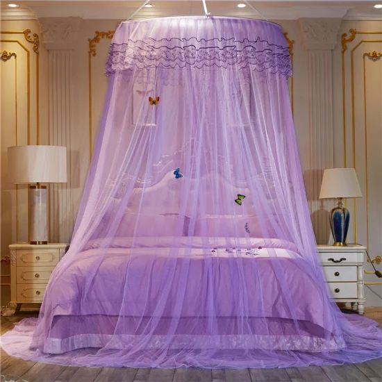 Bed Netting Princess Hanging Round Canopy Comfy Student Dome Mosquito Net - Image 6