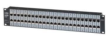 Patch Panel Port Count 48 Ports Rack Space Requirement 2u High Installation Feature Easy To Assemble Installation Method Simple - Image 1